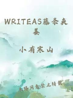 WRITEAS藤条夹姜