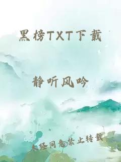 黑榜TXT下载